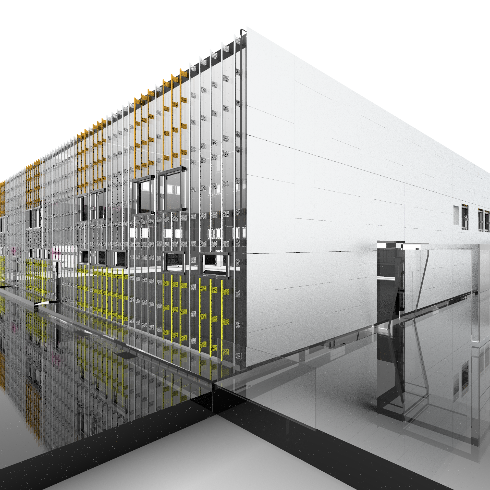 Progettazione di una Facciata Ventilata in Alucobond per un Palazzetto dello Sport
